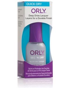 ORLY Sec&rsquo;n Dry 18ml | Sneldrogende top coat voor nagellak