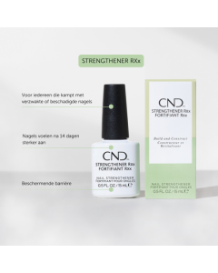 CND Strengthener RXX 15ml &ndash; Nagelverharder voor zwakke en beschadigde nagels
