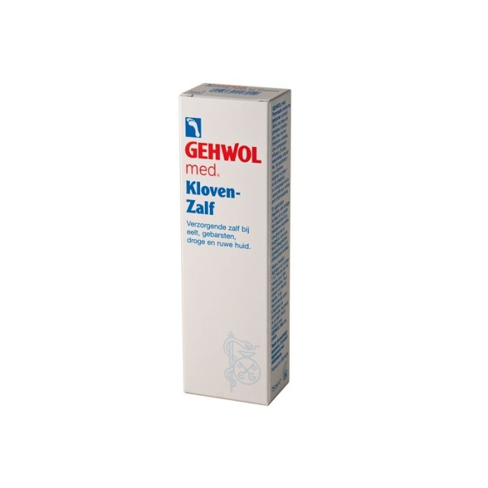 Gehwol Klovenzalf 125ml 3+1 gratis voor de intensieve verzorging van droge, ruwe en gebarsten huid en kloven aan de voeten.