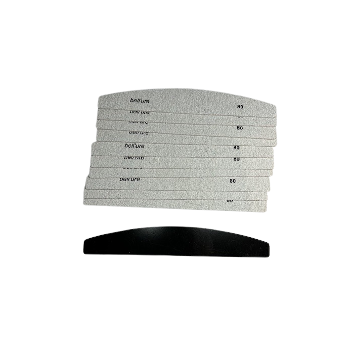 Hygiëne Vijlen 80 gritt Halfmoon 10+ Houder