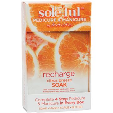Sole-Ful Recharge 4 stappen spa behandeling Soak Mask Scrub Butter