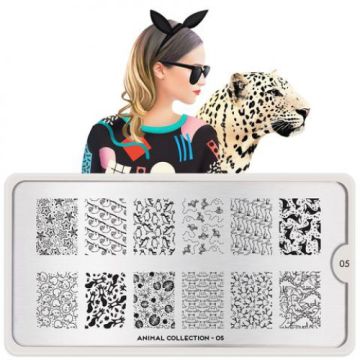 MoYou Animal Plate 05 Stempelplaat