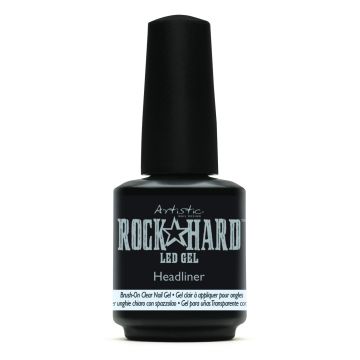 Artistic Rock Hard Gel Headliner Brush-On Clear Gel 15ml