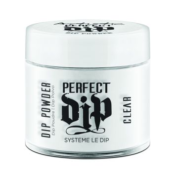 Artistic Perfect Dip Powder Clear 23g voor sterke, natuurlijke dip-nagels en perfecte overlays. Ideaal om te bouwen, sealen of te mixen. Levering BE/NL.