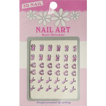 Bell'Ure 3D Nail Art Stickers