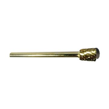 bellure carbide cross cut barrel bit gold voor gel biab acryl manicure pedicure