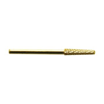 bellure carbide small barrel bit gold voor gel biab acryl manicure pedicure