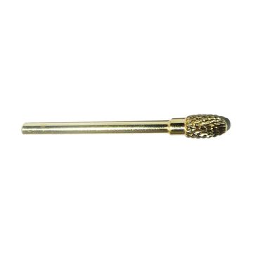 bellure carbide safety top barrel bit gold voor gel biab acryl manicure pedicure