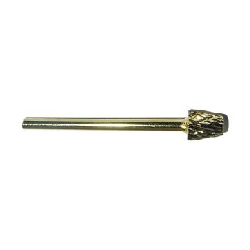 bellure carbide reverse taper cone bit gold voor gel biab acryl manicure pedicure