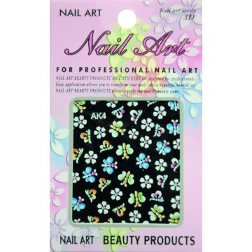Bell'ure Stickers 3D Bloemen- vlinders