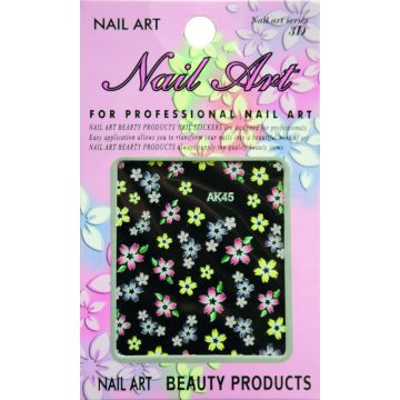 Bell'ure Stickers 3D  Bloemetjes