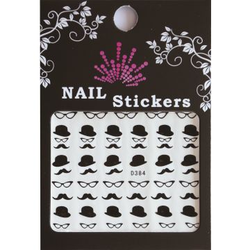 Bell'Ure Nail Stickers Moustache