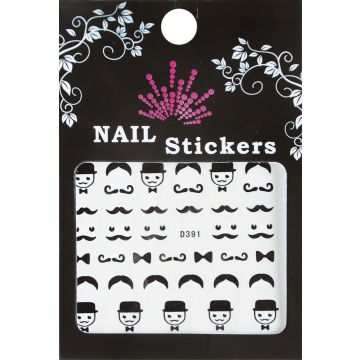 Bell'Ure Nail Stickers Moustache