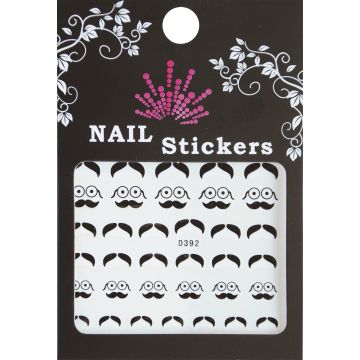 Bell'Ure Nail Stickers Moustache