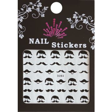 Bell'Ure Nail Stickers Moustache