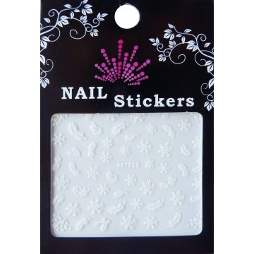 Bell'Ure Nail Sticker Winter White