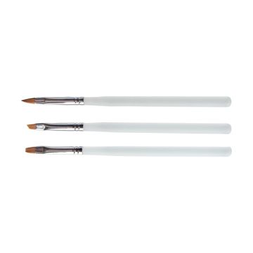 Bell'ure Gel Penselen Set (Plat, plunt, schuin)
