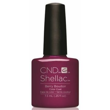 CND Shellac Berry Boudoir 7,3 ml diepe berry bordeaux gellak bij Belgium Oro Nails nagelgroothandel in Wommelgem, Antwerpen, België