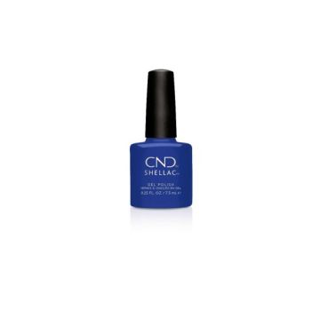 Neon blauw gellak | CND Shellac Blue Eyeshadow | 7,3 ml