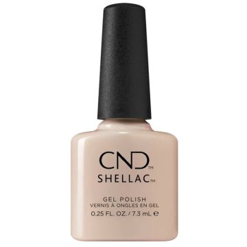 CND Shellac Cuddle Up 7.3ml, een warme beige nude gellak