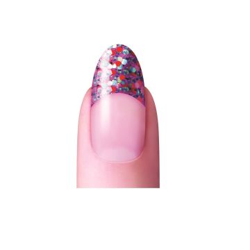 Dashing Diva No Blend Purple Glitter Tip