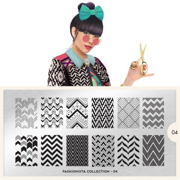 MoYou Fashionista 04 Stempelplaat