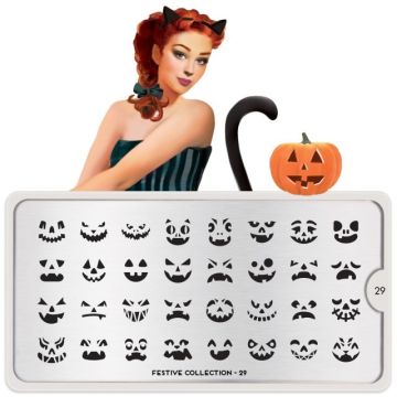 MoYou Festive 29 Stempelplaat  (Halloween)