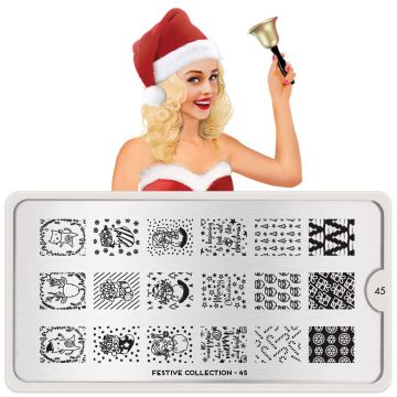 MoYou Festive 45 Stempelplaat (Christmas)