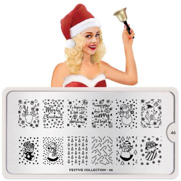 MoYou Festive 46 Stempelplaat (Christmas)