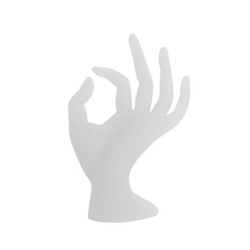 Bell'ure Glazen Hand Wit