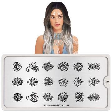 MoYou Henna 02 Stempelplaat
