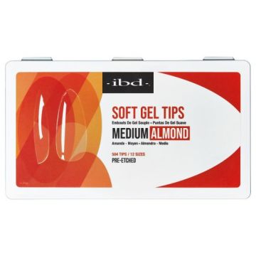 IBD Soft Gel Tips Medium almond