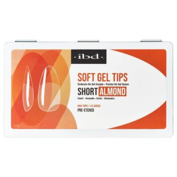 IBD Soft gel Tips Short Almond