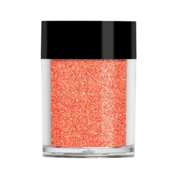 Lecenté coral iridescent glitter
