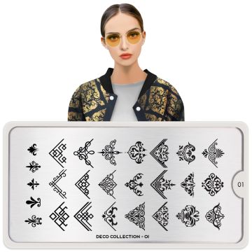 MoYou Deco Plate 01 Stempelplaat