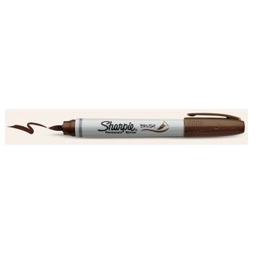 Sharpie Brush Brown