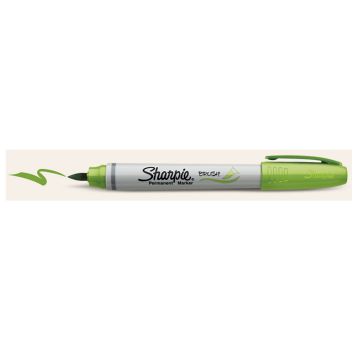 Sharpie Brush Lime
