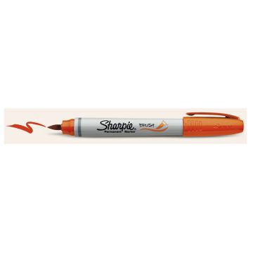 Sharpie Brush Orange