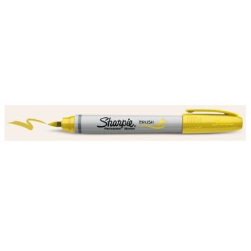 Sharpie Brush Yellow