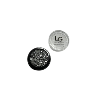 L&G Strass Silver 300pcs size 4
