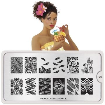 MoYou Tropical 20 stempelplaat