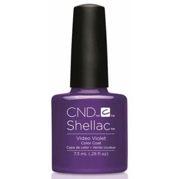 CND Shellac Video Violet 7,3 ml | Koel Violet (Paars) gellak in korting -50%

