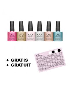 CND Shellac Quiet Luxery Collectie 5 kleuren + 1 GRATIS met GRATIS CND Silonen mat