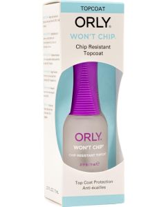 ORLY Won&rsquo;t Chip 11ml &ndash; Langhoudende topcoat voor perfecte, chipvrije nagels