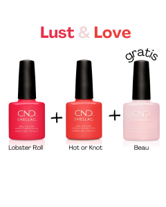 CND Shellac Lobster Rol, CND Shellac Hot or knot + GRATIS CND Shellac Beau