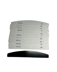 Hygiëne Vijlen 180 gritt Halfmoon 10+ Houder