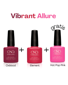 CND SHELLAC 2+1 GRATIS
Oxblood, Element en GRATIS Hot Pop Pink