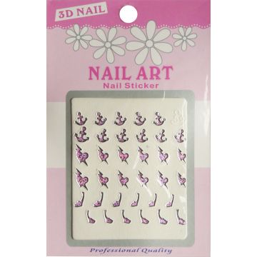 Bell'Ure 3D Nail Art Stickers