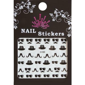 Bell'Ure Nail Stickers Moustache
