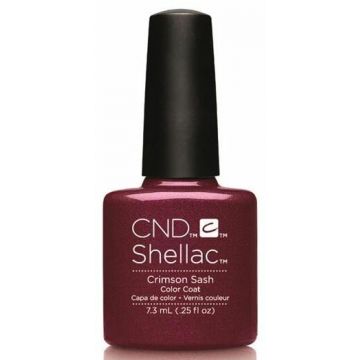 CND Shellac Crimson Sash 7